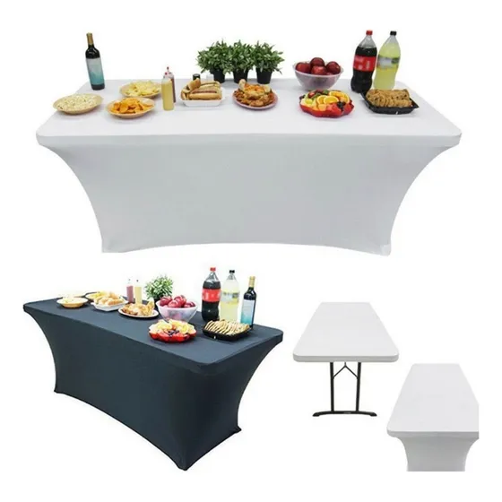 Funda  De Mantel Tela   Spandex 180*75*75 Cm Evento  6 Ft