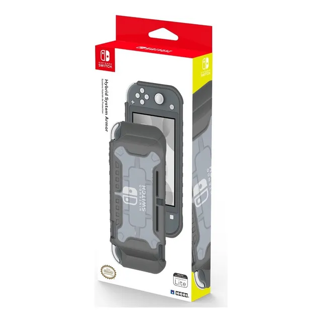 Cubierta Para Nintendo Switch Lite Hori Hybrid System Armor - Gris