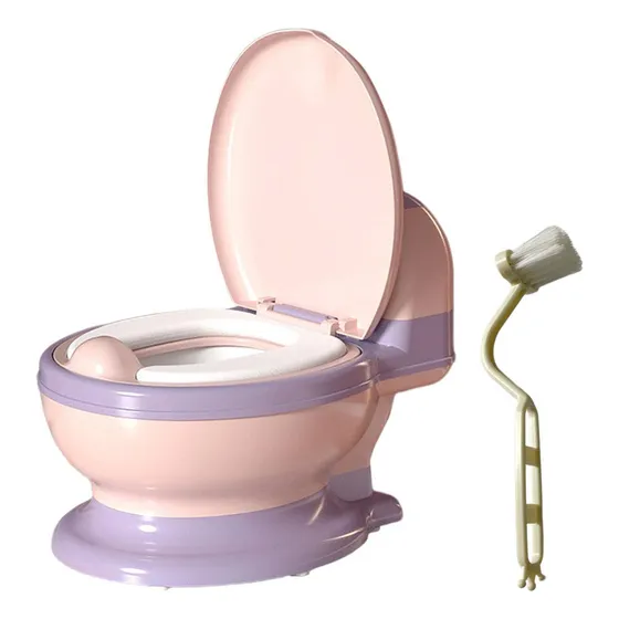 / Orinal Para Bebé, Aro Asiento Pvc Rosa