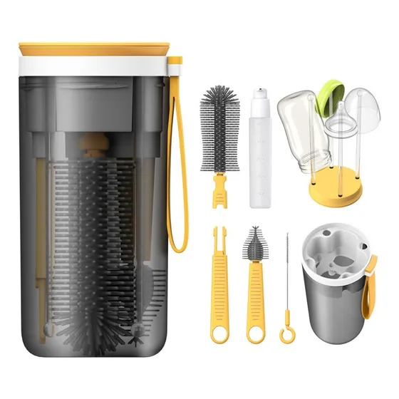 Kit De Cepillo De Biberón Portátil Para Biberón
