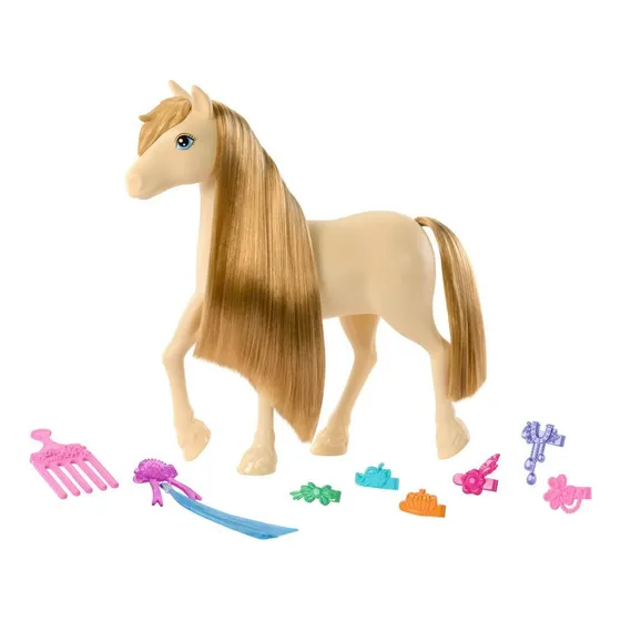 Barbie Set De Juego Pony Peinados Divertidos Tornado Color Multicolor