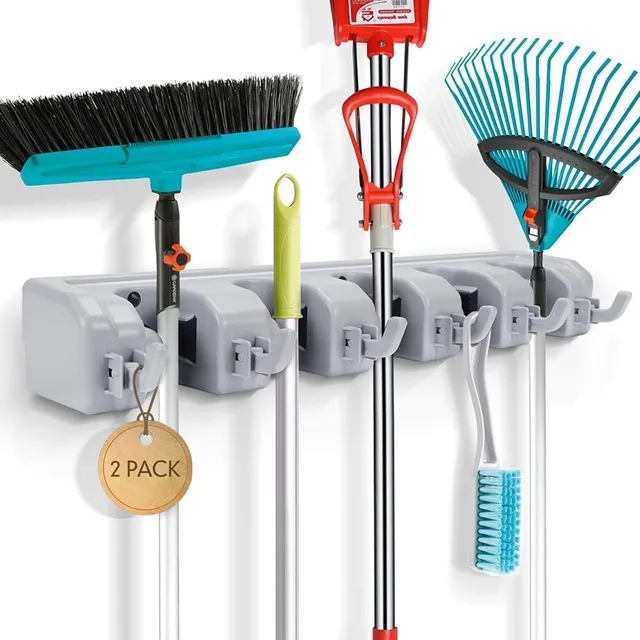 Organizador De Escoba Trapeadores Escobillones Soporte