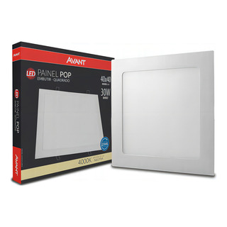 Led Painel Plafon Teto Cor Branco-neutro Led Painel Plafon Teto Cor Branco-neutro