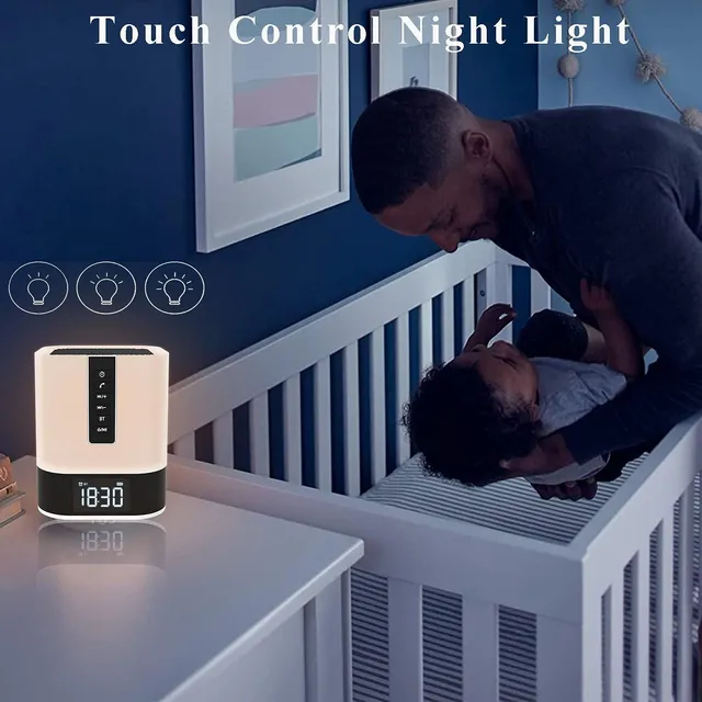 Reloj Despertador Para Dormitorio Altavoz Bluetooth 5 1