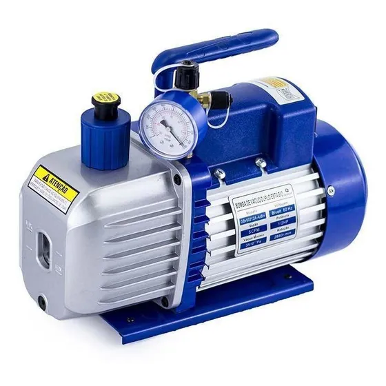 Bomba De Vácuo Gallant Duplo Estágio Bivolt Manual 5cfm 127V/220V
