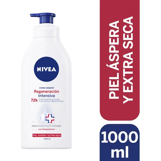 NIVEA Crema Corporal Regeneración Intensiva con Serum para Humectación Profunda y Dexpantenol (1000 ml)