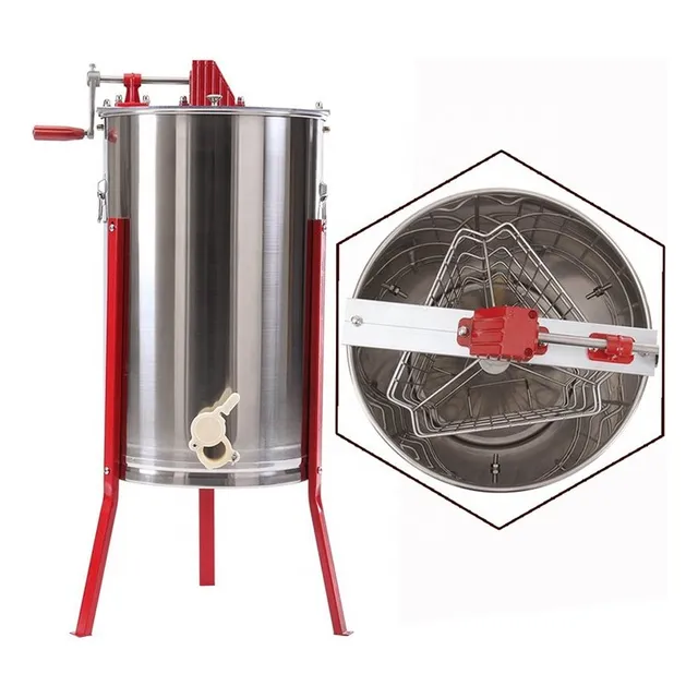 Centrifuga Miel Manual Equipo Apicultura Abejas 3 Bastidor