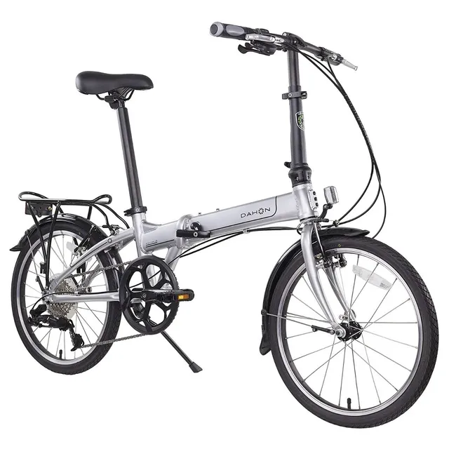 Bicicleta Plegable De 20p 8v Color Plateado Marca Dahon