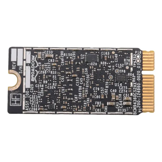 Placa Wi-fi Sem Fio Bcm94360cs2 4.0 802.11ac Hackintosh Maco