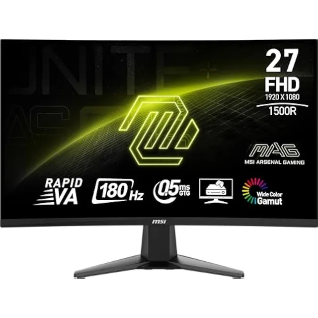 Msi Mag27c6f 27 Pulgadas 1920 X 1080 (fhd), Rapid