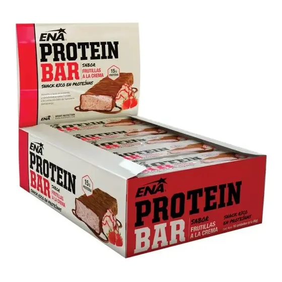 Barras De Proteínas Ena Protein Bar Caja De 16 Unidades