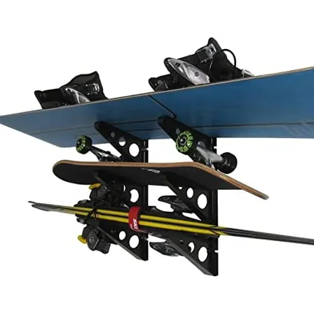 Estante De Almacenamiento Esquís Y Tablas De Snowboard