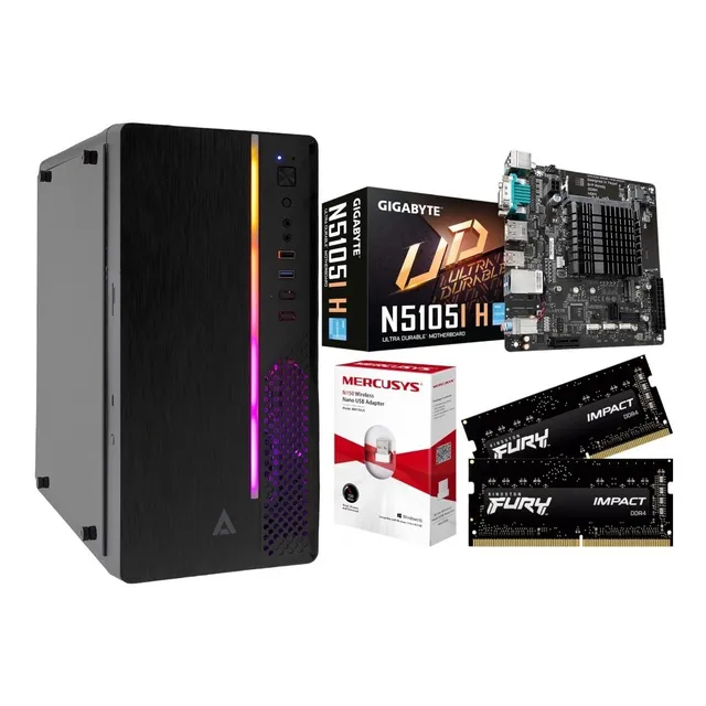 Pc De Escritorio 4 Nucleos Intel Cpu Ram 16gb Ddr4 480gb Ssd