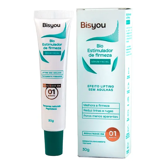 Sérum Bio Estimulador de firmeza Bisyou Skin Care Sérum Facial para todos os tipos de pele de 30mL 30g 19 mas anos