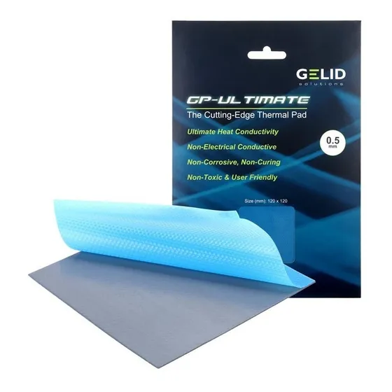 Pad Térmico Gelid Ultimate Tp-gp04-s-a 120x120x0.5mm 15w/mk