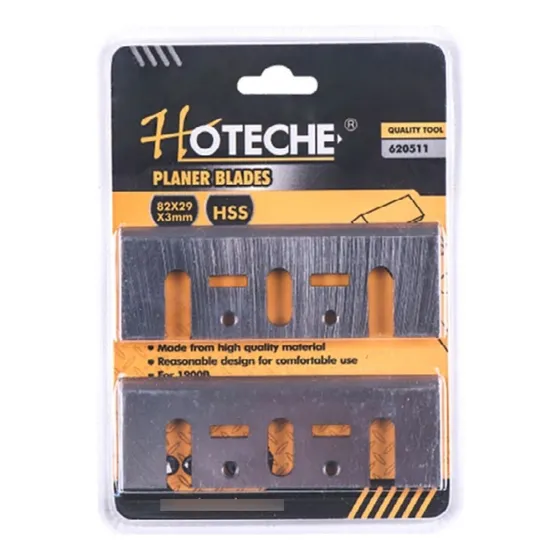 Cuchillas Para Cepillo Eléctrico 82x29x3mm Hoteche