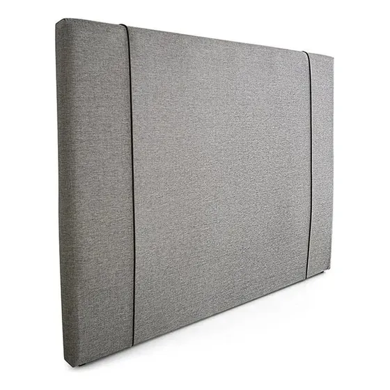 Respaldo 2 Plazas 1.60mts -tela Gris Claro-he6008/160/d2390 Color Gris Claro