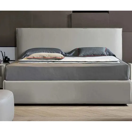Base Cama Box + Respaldo Para Sommier King Moderno 2 X 2
