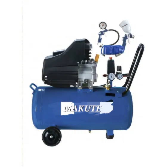 Compresor De Aire 50l 5hp + 5 Pzs Mangueras Makute