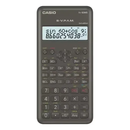 Calculadora Científica Casio Fx-82ms 240 Funções Com Capa Preto