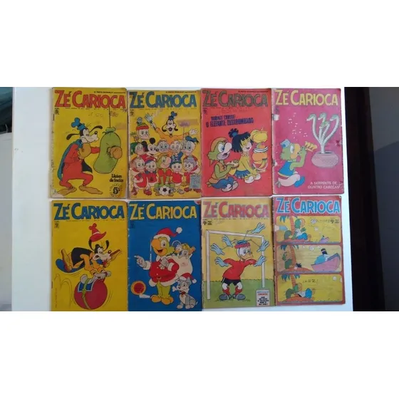 Lote Zé Carioca 8 Números 961 969 971 983 987 997 1071 1089