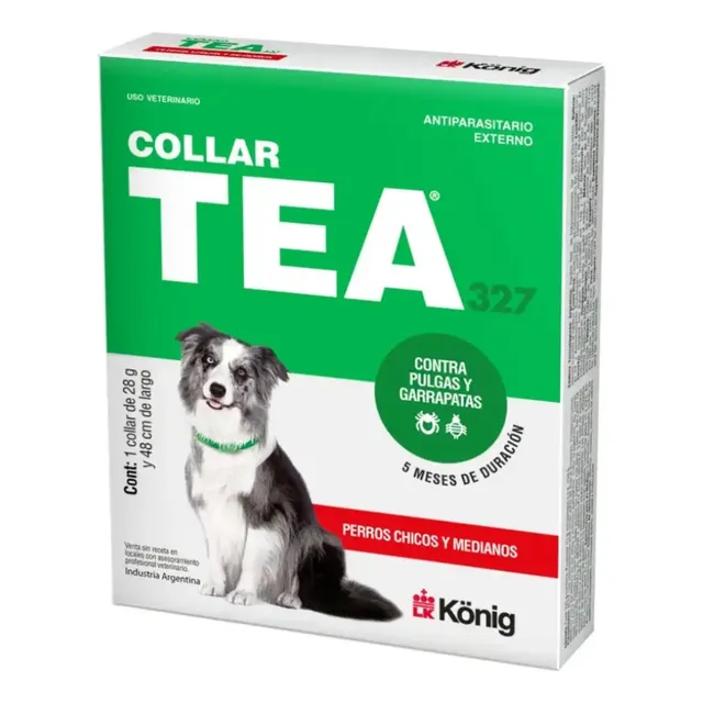Collar Antipulga Antiparasitario Perros Chicos Medianos Tea