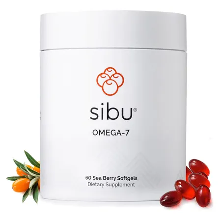 Omega 7 Suaves De Aceite De Espino Amarillo Sibu 60 U. Sabor