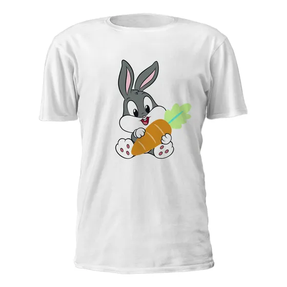 Bugs Bunny Conejo Bebe Looney Tunes Remera Friki Tu Eres #2