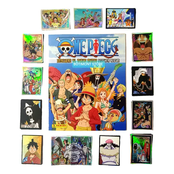 Álbum One Piece 3 Panini + Todas Las Láminas A Pegar.