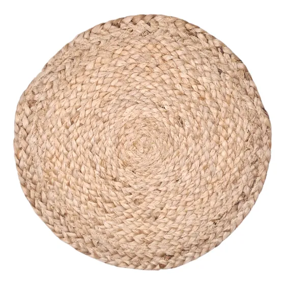 Individual Yute Plato De Sitio Tejido Mesa Decorativo 35cm