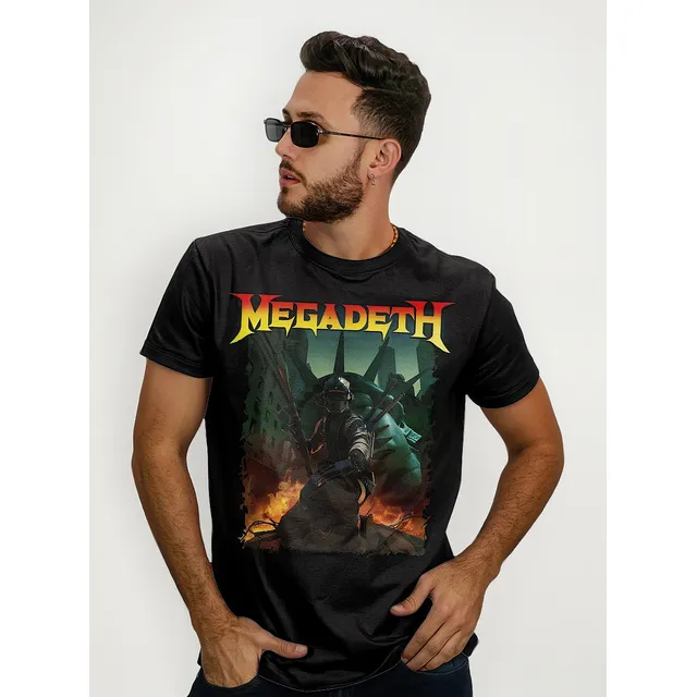 Remera Megadeth 1 Rock Musica