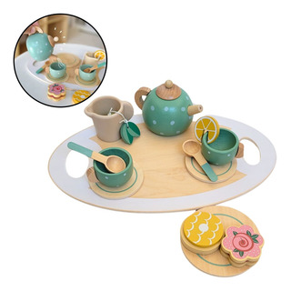 Juego De Té Madera Cocina Infantil Merienda Didáctico Juego De Té Madera Cocina Infantil Merienda Didáctico