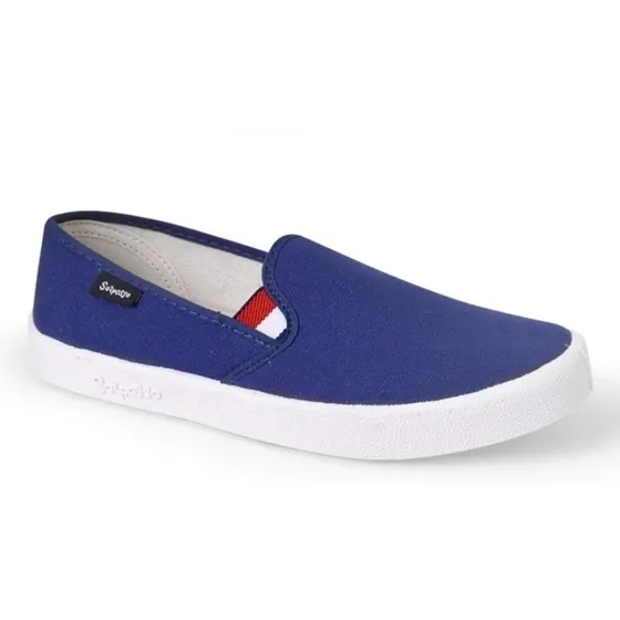 Zapatilla Pancha Sorpasso Alpargata Nautico Lona Hombre Moca