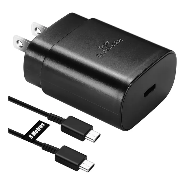 Cargador Rápido Para Samsung Galaxy S24/s23/s22/s21 Cable 3m