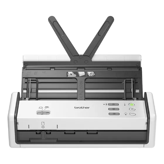 Scanner Brother Ads-1350w Portátil Wi-fi Cor Preto/Branco