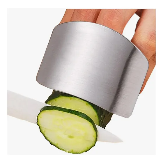 Protector De Dedos De Acero Para Cortar Con Cuchillo