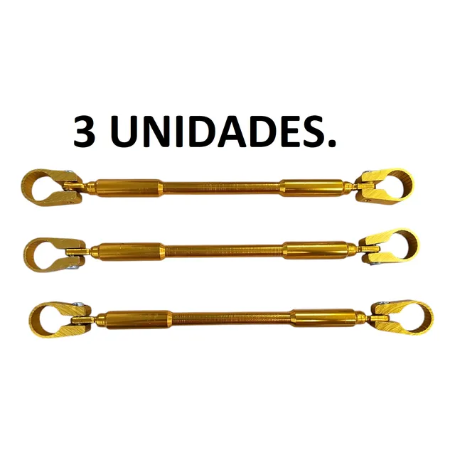 Barra Para Volante De Moto Reforzada Doradas X3 S/c