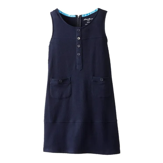 Vestido De Niña Tipo Jumper Talla 10 - 12 Marca Eddie Bauer