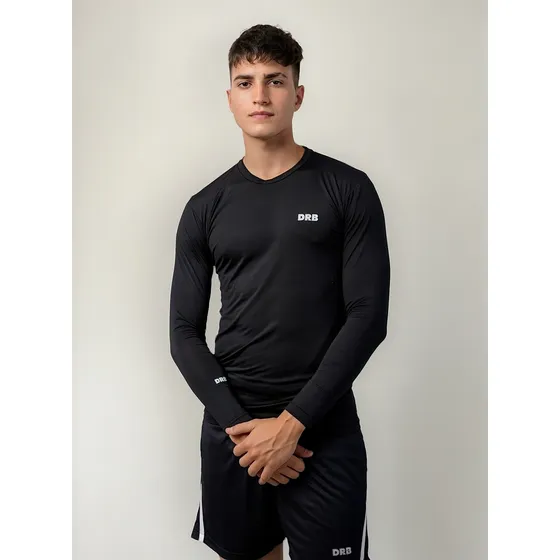 Remera Térmica Micropolar Drb Manga Larga Adulto