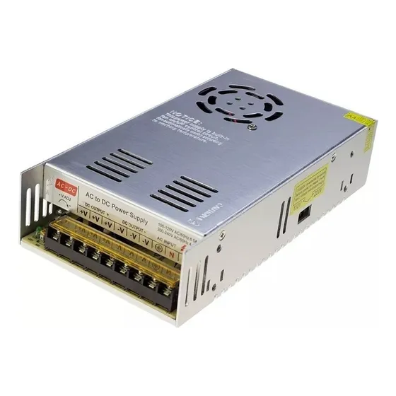 Fuente conmutada 30a 12v 360w para cinta LED de sonido automotriz Cftv