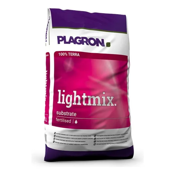Sustrato Plagron Lightmix 50l Tierra Aireada Cultivo Indoor