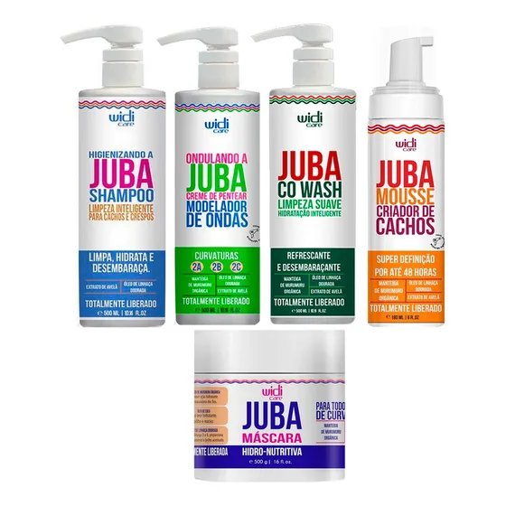 Widi Care Kit Completo Ondulando A Juba Para Cabelos