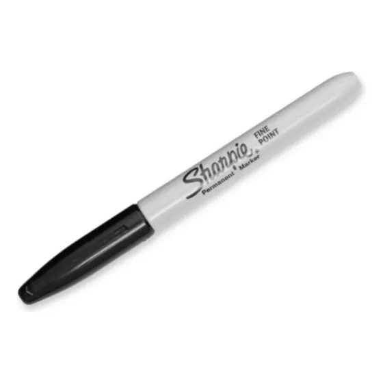 Marcador Plumón Permanente Sharpie Punto Fino 4 Piezas