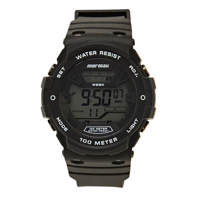 Relógio Digital Masculino Wave Prova Dágua Mormaii Cor Preto Relógio Digital Masculino Wave Prova Dágua Mormaii Cor Preto