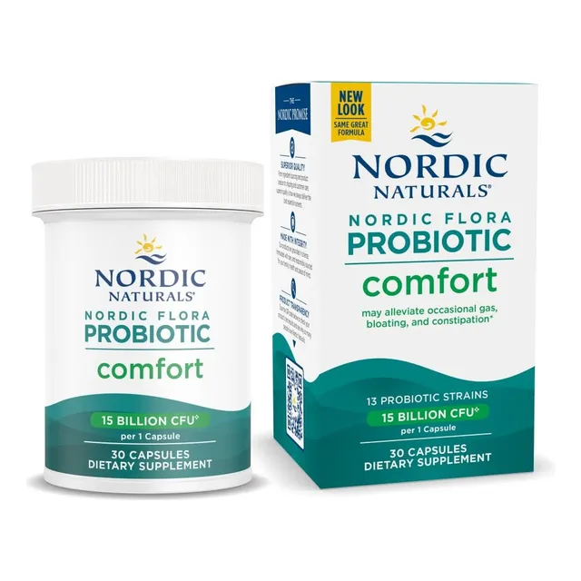 Suplemento Nordic Flora Probiotic Comfort De Nordic Naturals