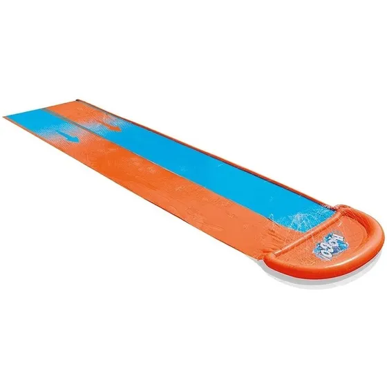 Tobogan Deslizador Doble Acuatica Resbaladero 4.88m Bestway Color Multicolor