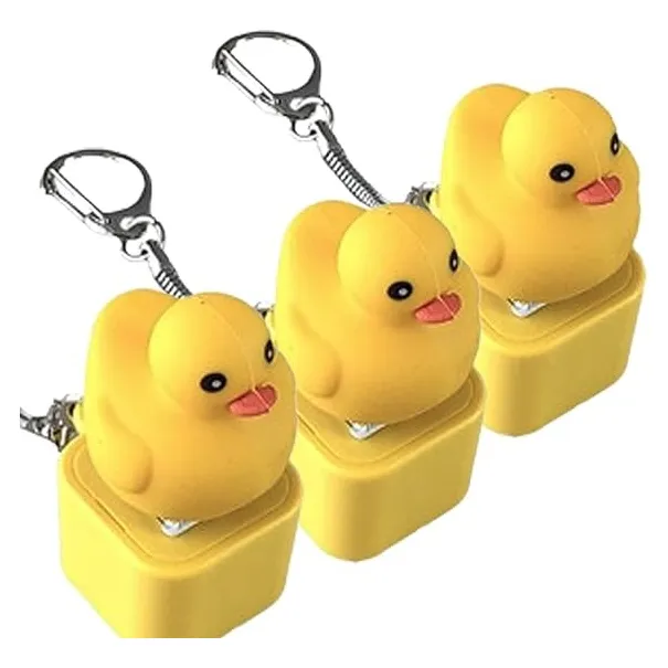 Ed / 3 Pcs Duckys Quacking Fidget Toy, Quacking Duck