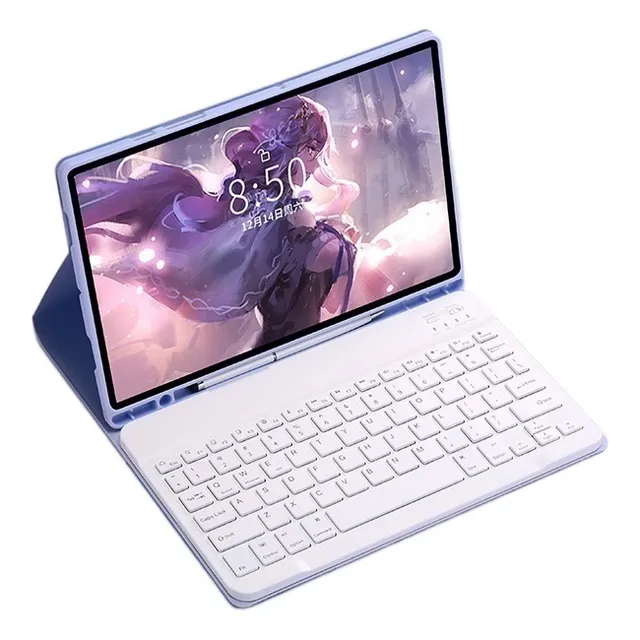 Funda Con Teclado Para Samsung Galaxy Tab A7 A8 S9 S8 S7 S6