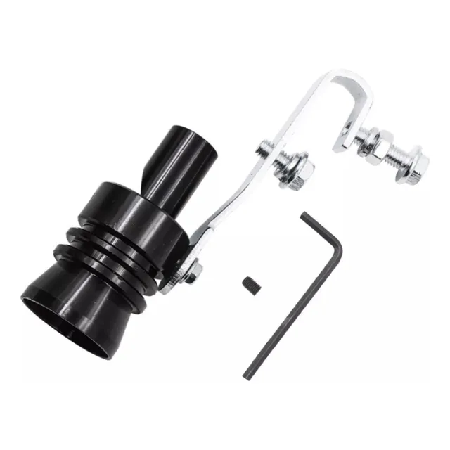 Turbo Sound Whistle Muffler Preto Tubo De Escape Simulador F