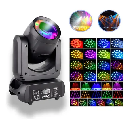 200w Moving Head Led Beam Rgbw Prisma E Gobo Giratório Dmx 127/220v